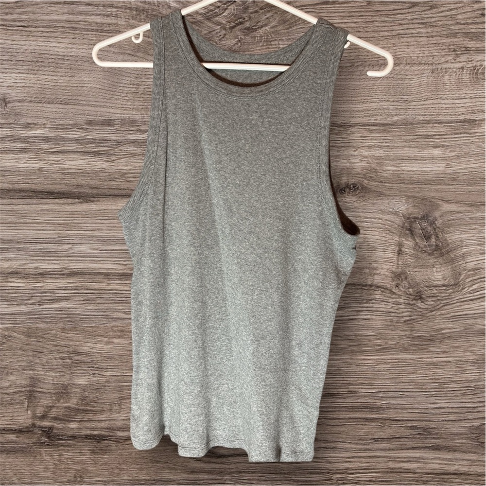 a new day Gray ribbed Tank Top
